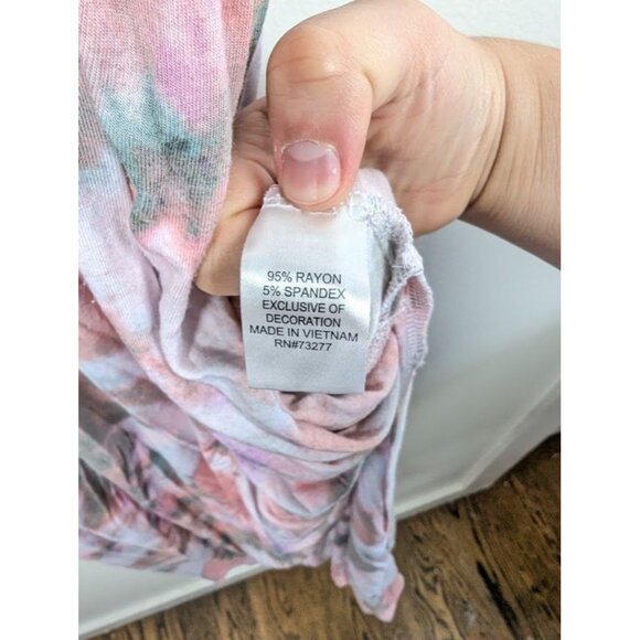 SO Maxi‎ Dress Size XXL Boho Hippie Peasant Summer Tie Dye Fairy Beach Vacation - Picture 7 of 9